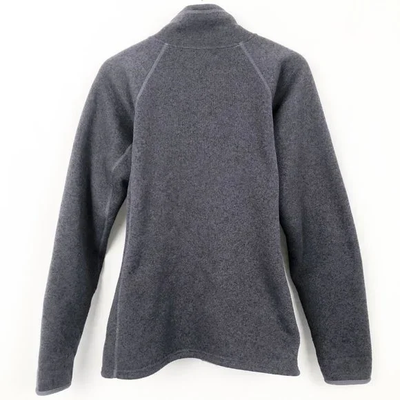 The North Face 'Crescent' Full Zip Up Fleece Jacket Sweatshirt Coat Purple - XL - Picture 4 of 12